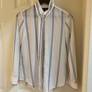 Banana republic striped Button-down shirt